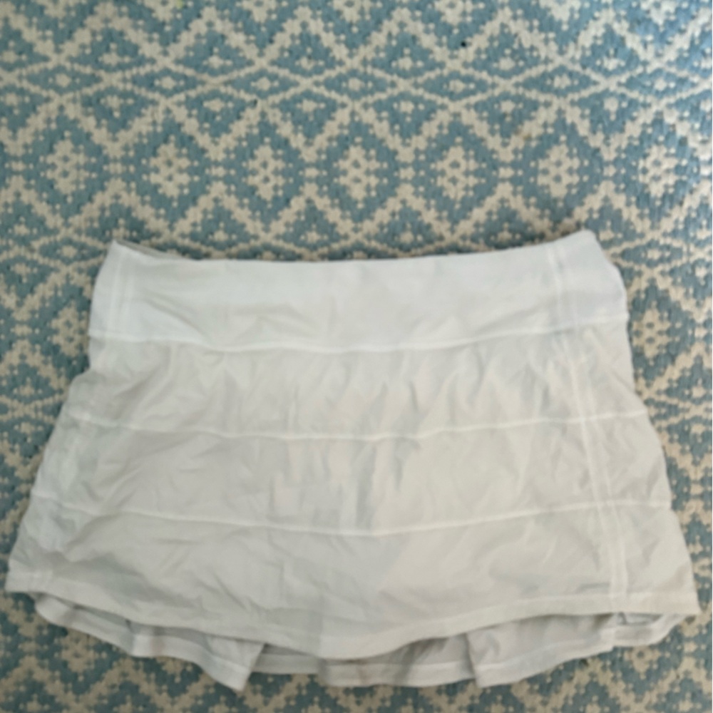 Lululemon white tennis Skirt